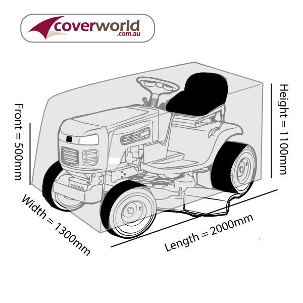 Ride On Mower Cover - 200cm Length